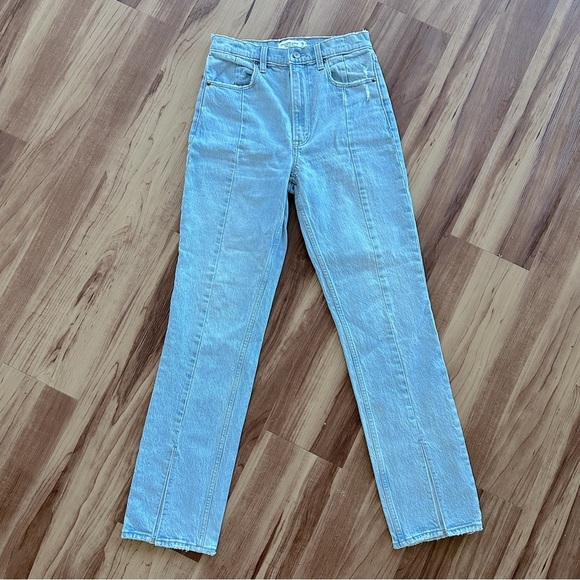 Abercrombie & Fitch Curve Love Ultra High Rise 90s Straight Jean Size 20 Regular - Picture 8 of 15